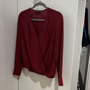 Forever 21 Deep Red Blouse